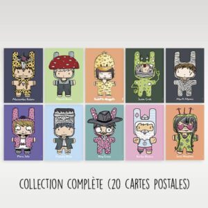 Cartes Postales X20 - collection complète - Papeterie
